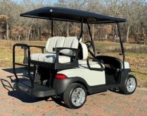 2018 4 Passenger Club Car Electric Tempo Golf Carts for Sale (White) (2)