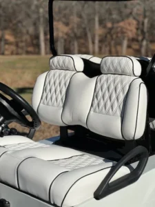 2018 4 Passenger Club Car Electric Tempo Golf Carts for Sale (White) (4)