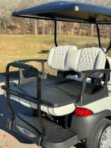 2018 4 Passenger Club Car Electric Tempo Golf Carts for Sale (White) (5)