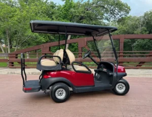 2020 Club Car Tempo 4 Passenger Electric Golf Carts for Sale (Red) (1)