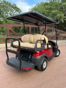 2020 Club Car Tempo 4 Passenger Electric Golf Carts for Sale (Red) (3)