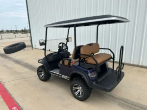 2024 Advanced EV Advent 4L 4 Passenger Lithium Ion Golf Carts for Sale (Navy) (5)