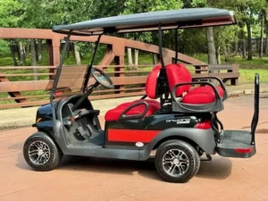 2024 Club Car Onward Tiger Woods Sunday Red 4 Passenger HP Lithium Ion Golf Carts for Sale (10)