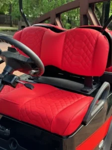 2024 Club Car Onward Tiger Woods Sunday Red 4 Passenger HP Lithium Ion Golf Carts for Sale (8)