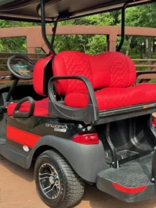 2024 Club Car Onward Tiger Woods Sunday Red 4 Passenger HP Lithium Ion Golf Carts for Sale (9)