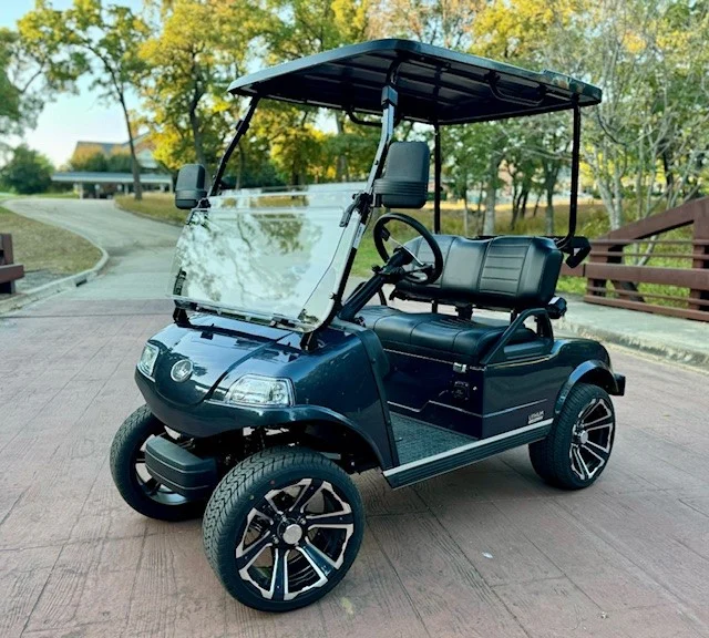 2025 Evolution Classic 2 Plus 2 Passenger Lithium Ion Golf Carts for Sale (Artic Gray) (1)
