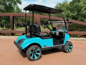 2025 Evolution Classic 2 Plus 2 Passenger Lithium Ion Golf Carts for Sale (Sky Blue) (8)