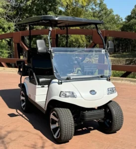 2025 Evolution Classic 4 Plus 4 Passenger Lithium Ion Golf Carts for Sale (Mineral White) (4)