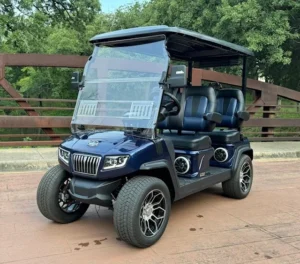 2025 Evolution D5 Ranger 4 Plus 4 Passenger Lithium Ion Golf Carts for Sale (Mediterranean Blue) (11)