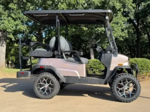 2026 Denago EV Nomad XL 4 Passenger Lifted Lithium Golf Carts for Sale(Orange) (2)