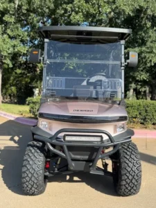 2026 Denago EV Nomad XL 4 Passenger Lifted Lithium Golf Carts for Sale(Orange) (3)