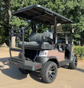 2026 Denago EV Nomad XL 4 Passenger Lifted Lithium Golf Carts for Sale(Orange) (5)