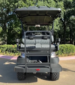 2026 Denago EV Nomad XL 4 Passenger Lifted Lithium Golf Carts for Sale(Orange) (6)