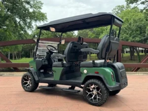 2026 Denago EV Rover XL 4 Passenger Lifted Lithium Ion Golf Carts for Sale (Green) (3)