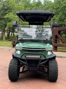 2026 Denago EV Rover XL 4 Passenger Lifted Lithium Ion Golf Carts for Sale (Green) (4)