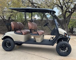 Limited Edition E Z GO Express L6 ELiTE 4 Passenger Gas Golf Carts for Sale (4)